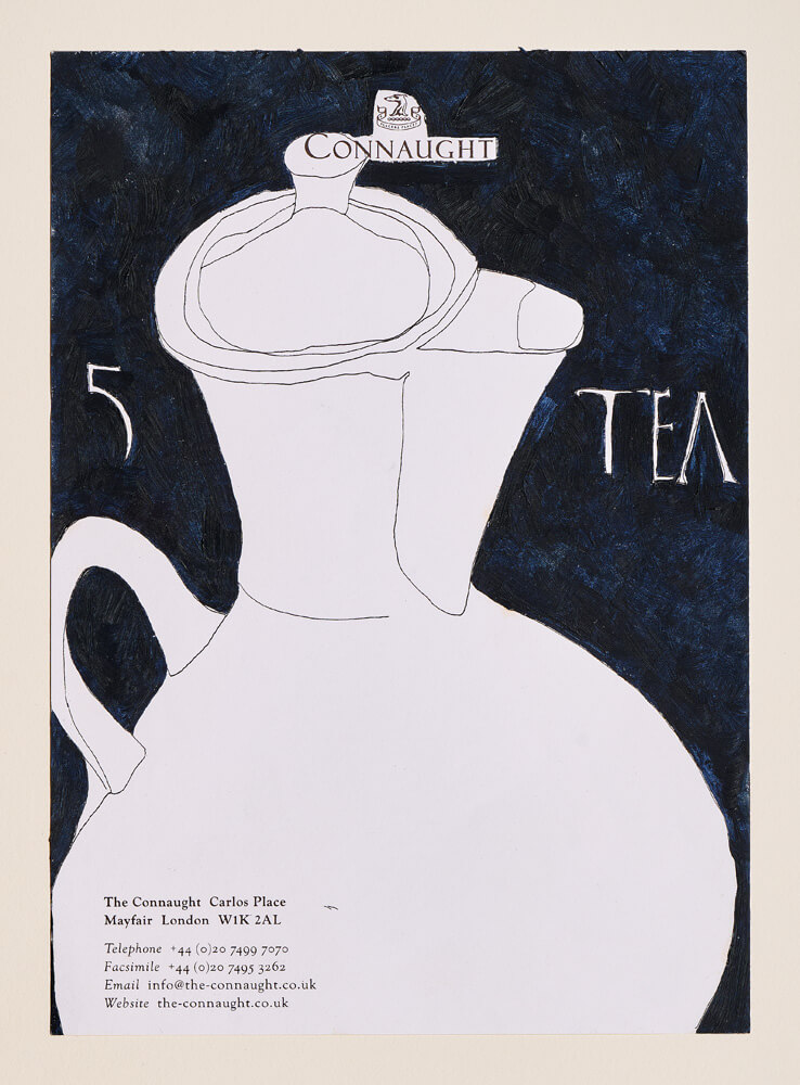 objects 5 tea 2006 ink on paper 28×22cm — sabine steinmair