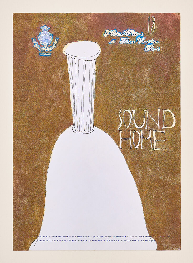 objects sound home 2007 ink on paper 21×15cm — sabine steinmair